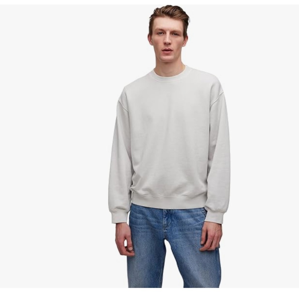 NWT Madewell crewneck sweatshirt grey XS